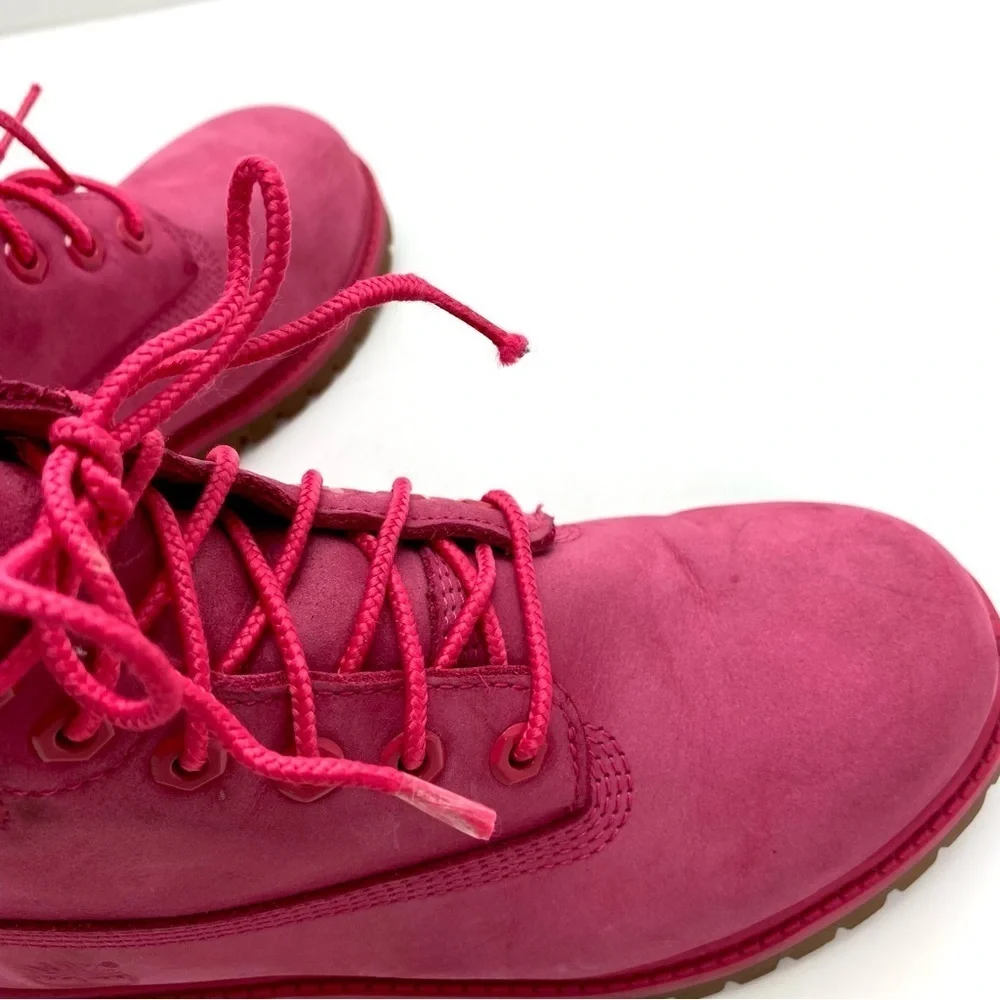 TIMBERLAND 6 inch Premium Waterproof Primalor 200-Gram Lace Up Boot in Pink